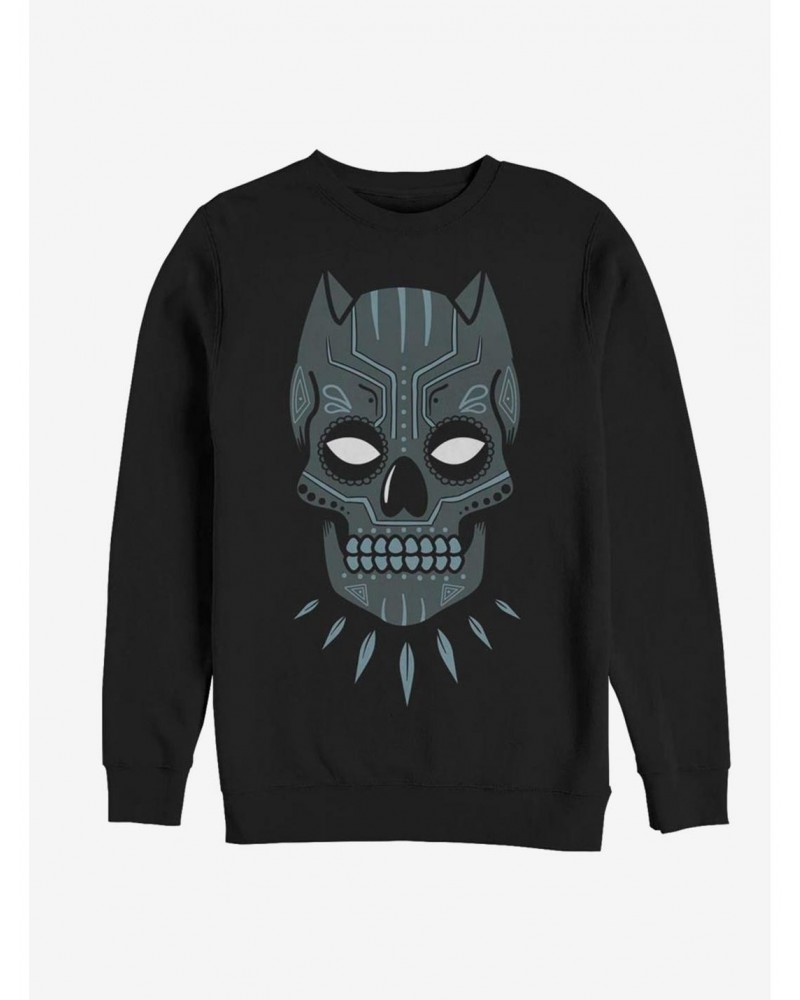 Marvel Black Panther Sugar Skull Sweatshirt $11.22 Sweatshirts