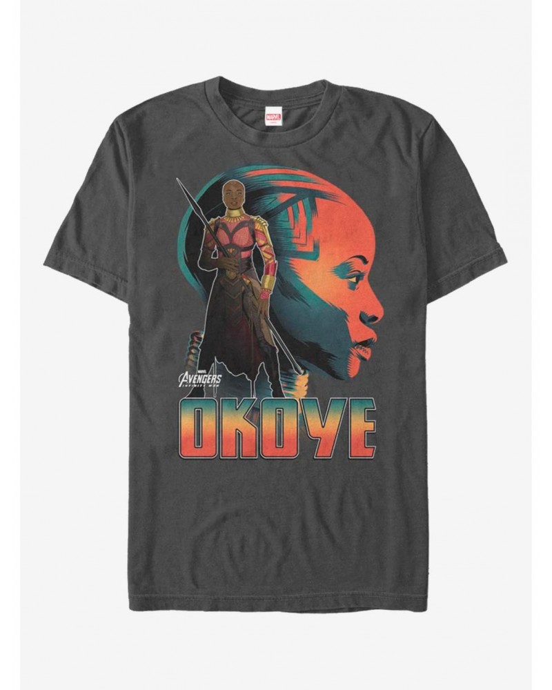 Marvel Black Panther Okoye Sil T-Shirt $9.56 T-Shirts