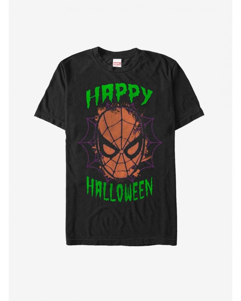 Marvel Happy Halloween Spider-Man T-Shirt $9.37 T-Shirts