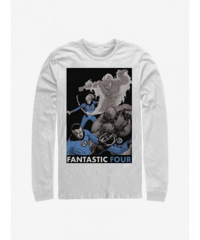 Marvel Fantastic Four The Four Long-Sleeve T-Shirt $11.84 T-Shirts