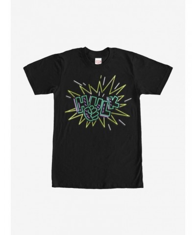 Marvel Hulk Neon Star T-Shirt $9.56 T-Shirts