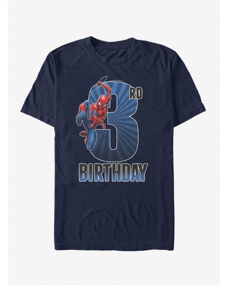Marvel Spider-Man Spider-Man 3rd Bday T-Shirt $9.37 T-Shirts