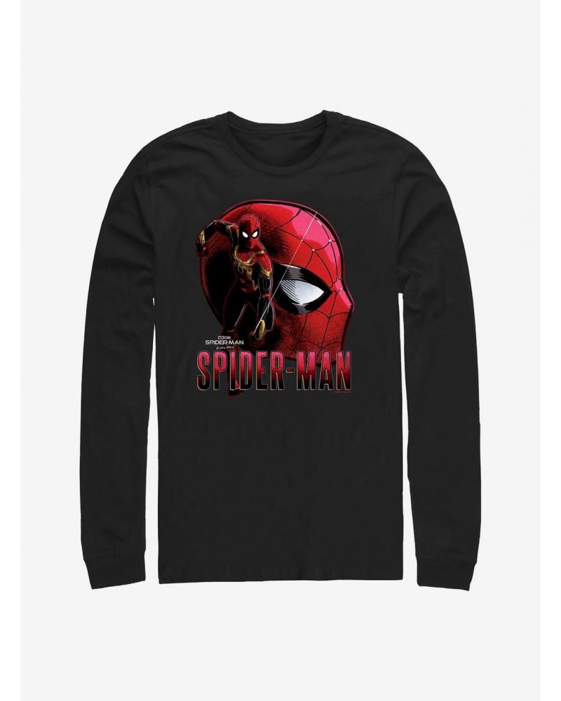 Marvel Spider-Man Profile Long-Sleeve T-Shirt $12.63 T-Shirts