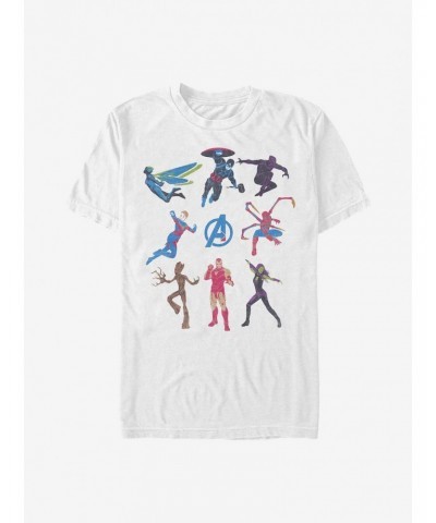 Marvel Avengers Character Collage T-Shirt $6.88 T-Shirts