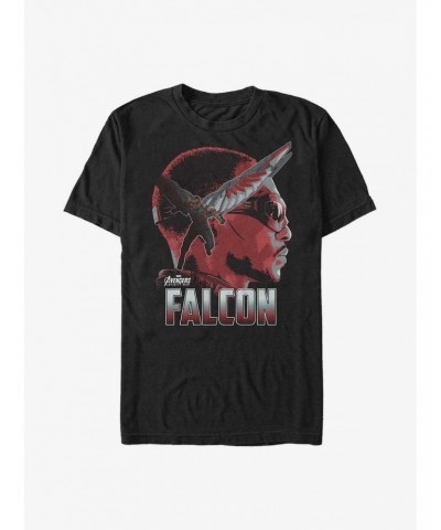 Marvel The Avengers Falcon Silhouette T-Shirt $8.60 T-Shirts