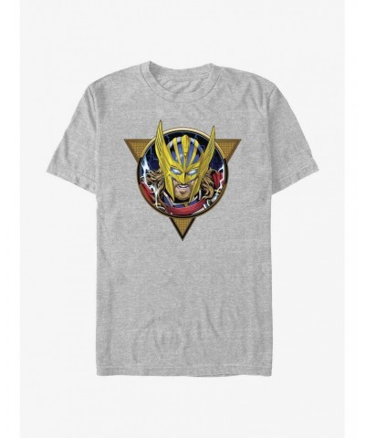 Marvel Thor Golden Helmet Circle T-Shirt $7.27 T-Shirts