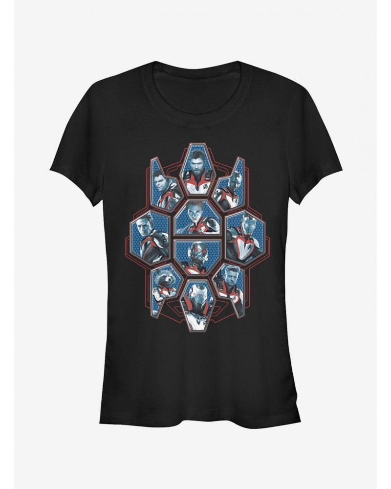 Marvel Avengers: Endgame Character Group Girls T-Shirt $9.76 T-Shirts