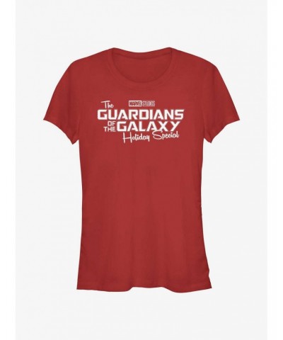 Marvel Guardians of the Galaxy Holiday Special Logo Girls T-Shirt $5.98 T-Shirts