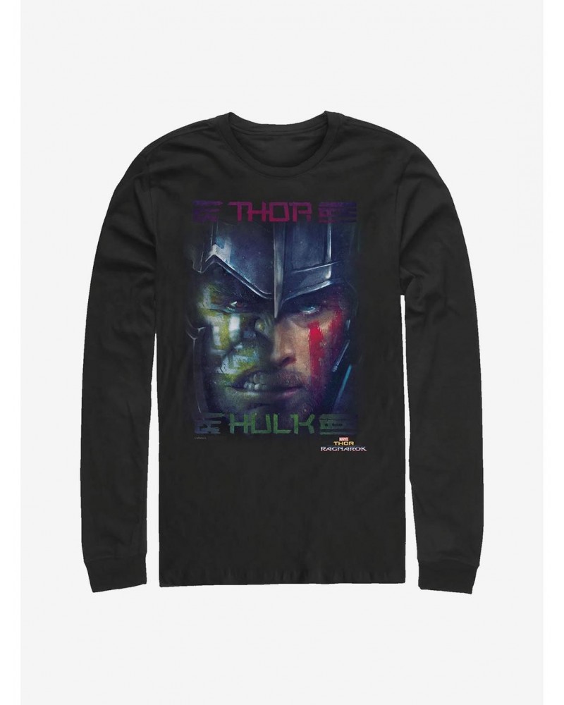 Marvel Thor Hulk Team Members Long-Sleeve T-Shirt $13.16 T-Shirts