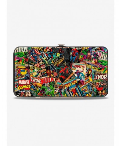 Marvel Retro Comic Books Stacked Hinged Wallet $9.20 Wallets