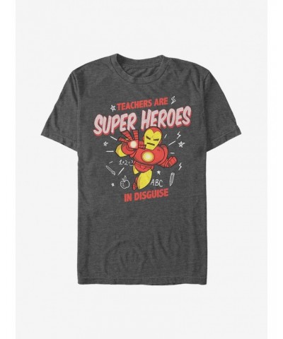 Marvel Iron Man Teachers Are Super Heroes T-Shirt $6.31 T-Shirts