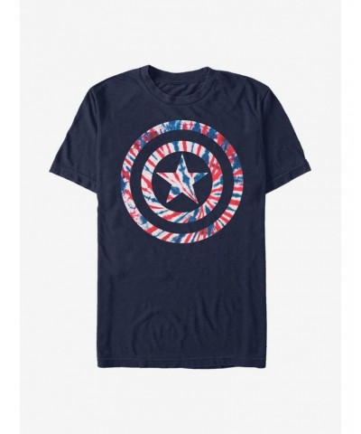 Marvel Captain America Tie-Dye T-Shirt $8.41 T-Shirts