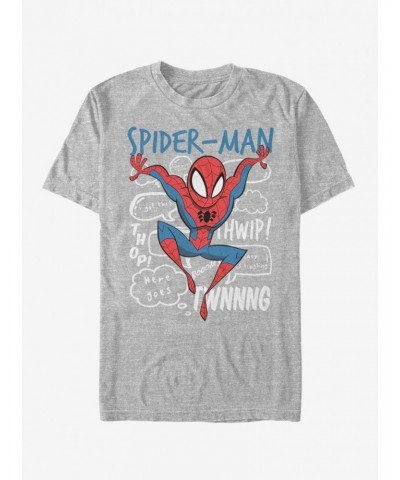 Marvel Spider-Man Spidey Doodle Thoughts T-Shirt $9.56 T-Shirts