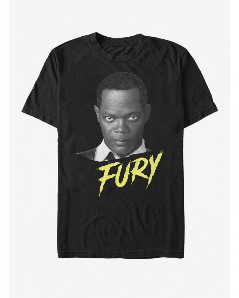 Marvel Captain Marvel Grey Fury T-Shirt $7.46 T-Shirts