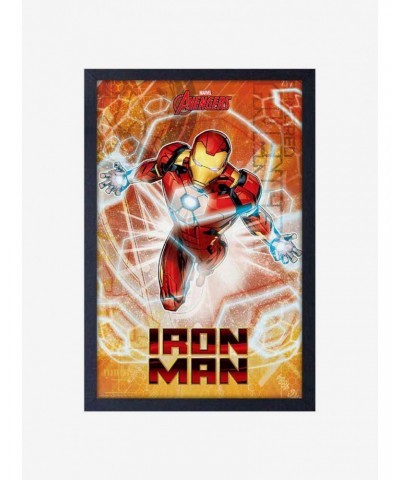 Marvel Iron Man Framed Wood Wall Art $10.21 Merchandises