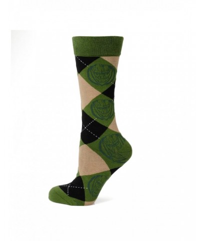 Marvel I Am Groot Argyle Green Men's Socks $8.36 Socks