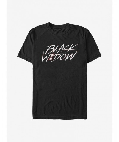 Marvel Black Widow Widow Paint T-Shirt $9.37 T-Shirts