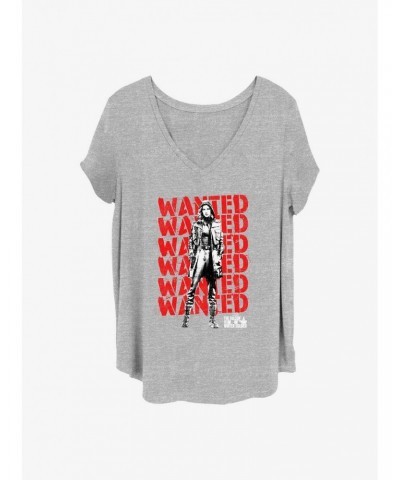 Marvel The Falcon and the Winter Soldier Wanted Girls T-Shirt Plus Size $9.48 T-Shirts