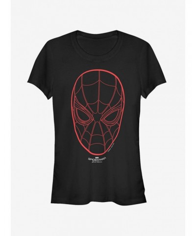 Marvel Spider-Man Homecoming Mask Girls T-Shirt $7.77 T-Shirts