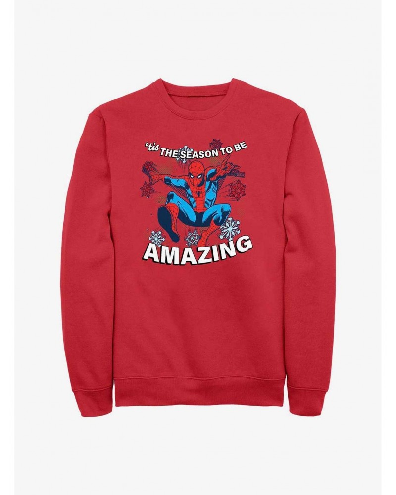 Marvel Amazing Holiday Season Sweatshirt $9.74 Sweatshirts