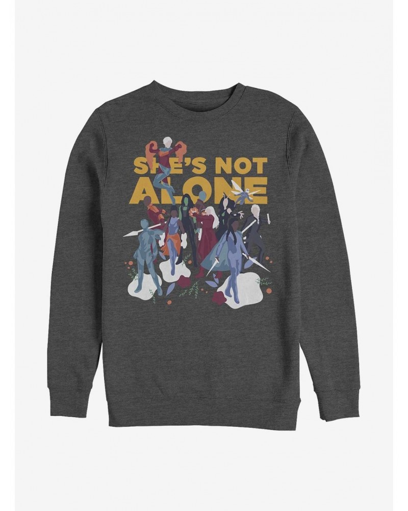 Marvel Avengers She's Not Alone Crew Sweatshirt $9.15 Sweatshirts