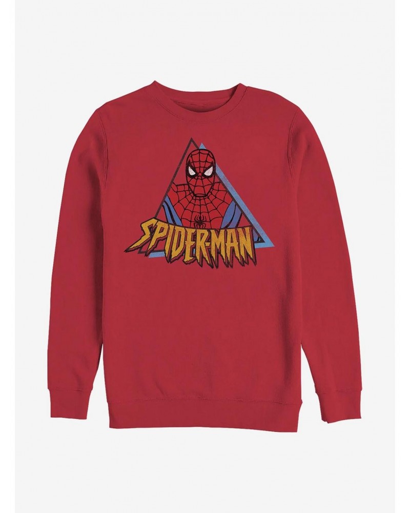 Marvel Spider-Man Triangle Crew Sweatshirt $14.17 Sweatshirts