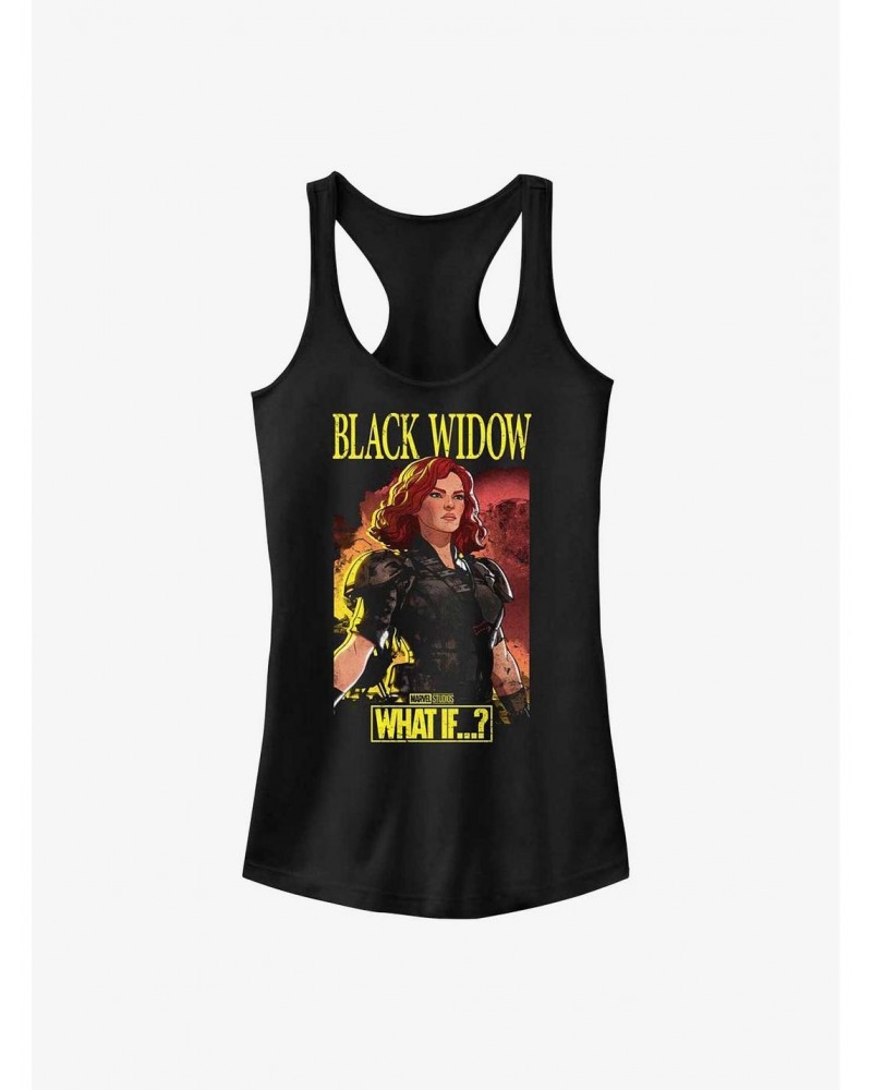 Marvel What If?? Black Widow Apocalyptic Suit Girls Tank $7.97 Tanks