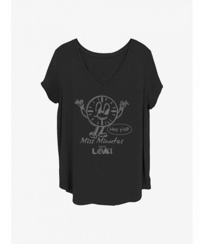 Marvel Loki Hey Miss Minutes Girls T-Shirt Plus Size $10.40 T-Shirts