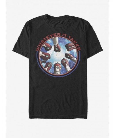 Marvel Avengers: Endgame Avengers Hands T-Shirt $9.37 T-Shirts