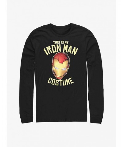 Marvel Iron Man This Is My Costume Long-Sleeve T-Shirt $9.21 T-Shirts