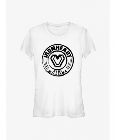 Marvel Black Panther: Wakanda Forever Ironheart Badge Girls T-Shirt $7.57 T-Shirts