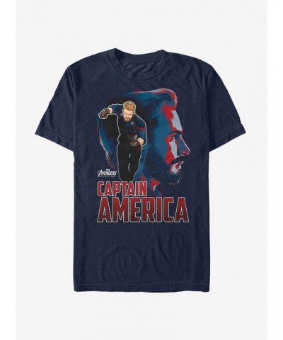 Marvel Avengers: Infinity War Captain America View T-Shirt $9.37 T-Shirts