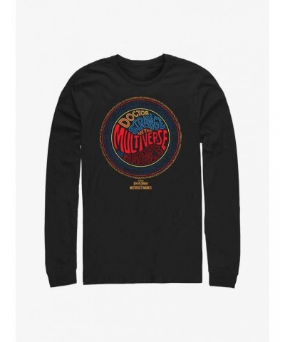 Marvel Doctor Strange In The Multiverse of Madness Runes Logo Long-Sleeve T-Shirt $8.42 T-Shirts