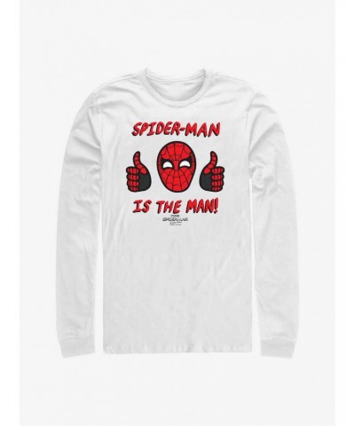 Marvel Spider-Man: No Way Home Spidey The Man Long-Sleeve T-Shirt $11.58 T-Shirts