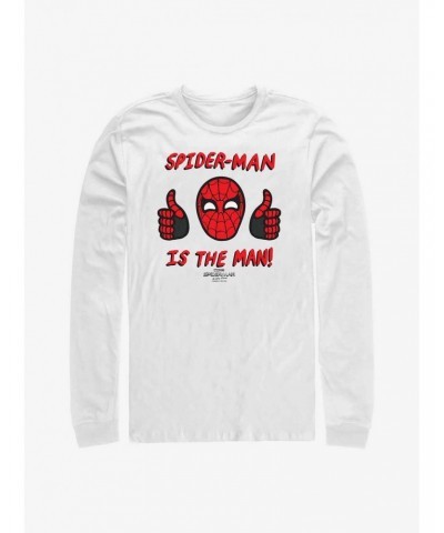 Marvel Spider-Man: No Way Home Spidey The Man Long-Sleeve T-Shirt $11.58 T-Shirts