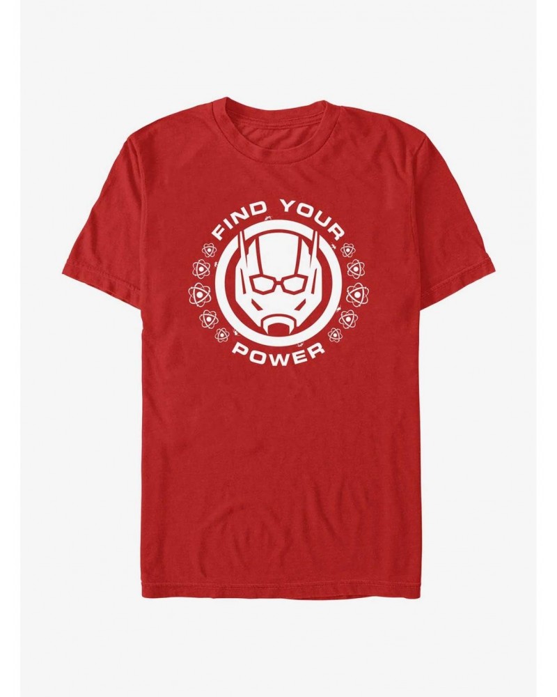Marvel Ant-Man and the Wasp: Quantumania Find Your Power Badge T-Shirt $8.22 T-Shirts