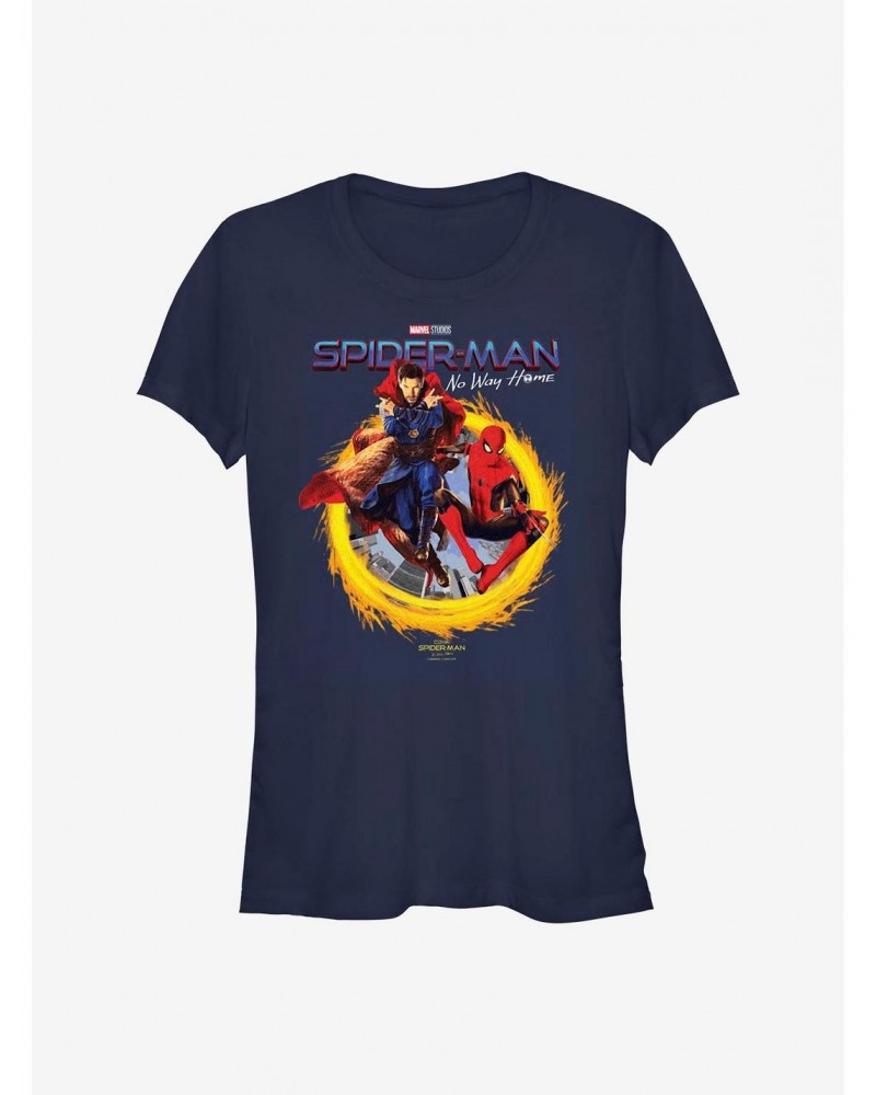 Marvel Spider-Man: No Way Home No Way Home Doctor Strange Girls T-Shirt $6.57 T-Shirts