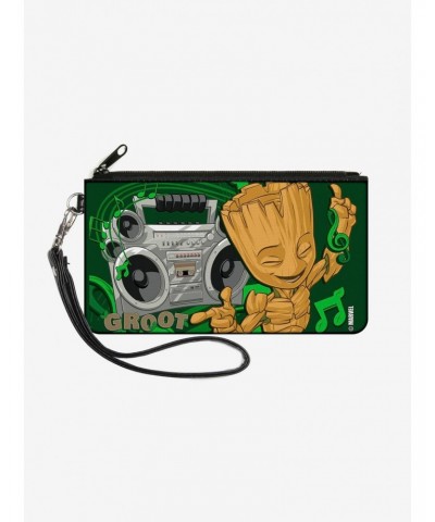 Marvel Groot Boombox Groove Wallet Canvas Zip Clutch $8.32 Clutches