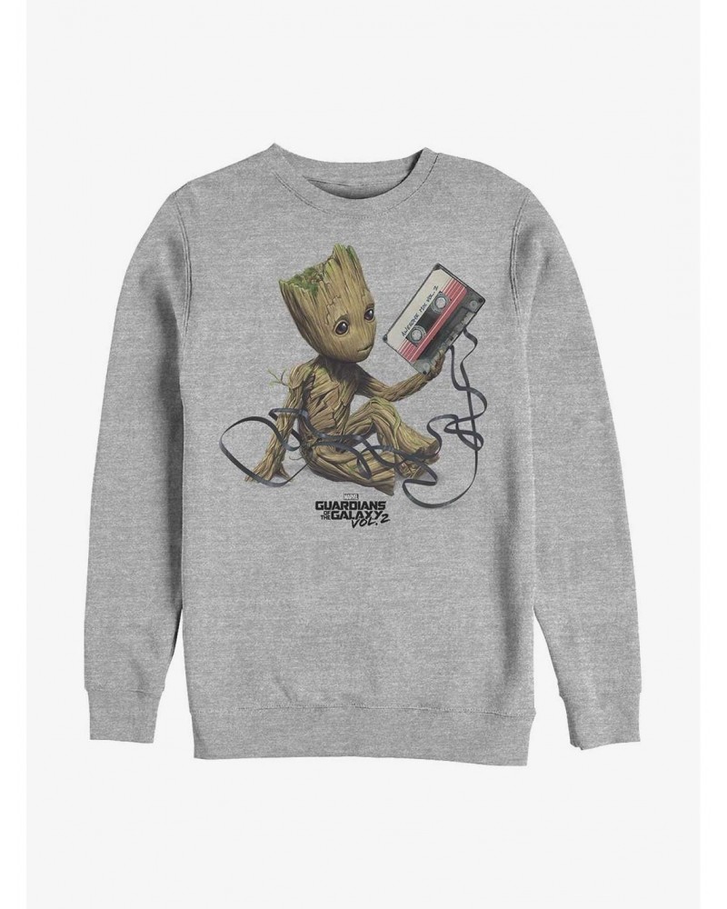 Marvel Guardians of the Galaxy Groot Tape Sweatshirt $14.76 Sweatshirts