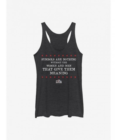 Marvel The Falcon And The Winter Soldier Symbols Are Nothing Girls Tank $9.32 Tanks