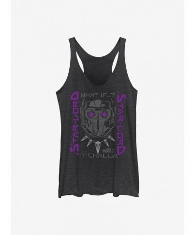 Marvel What If...? Star-Lord T'Challa Girls Tank $6.42 Tanks