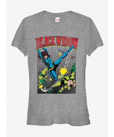 Marvel Black Widow Kick Girls T-Shirt $8.76 T-Shirts