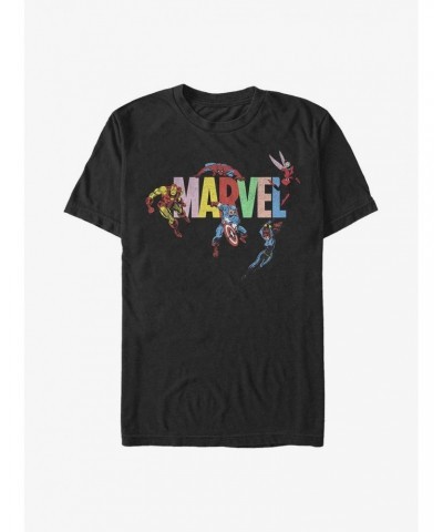 Marvel Avengers Logo Ensemble T-Shirt $9.56 T-Shirts