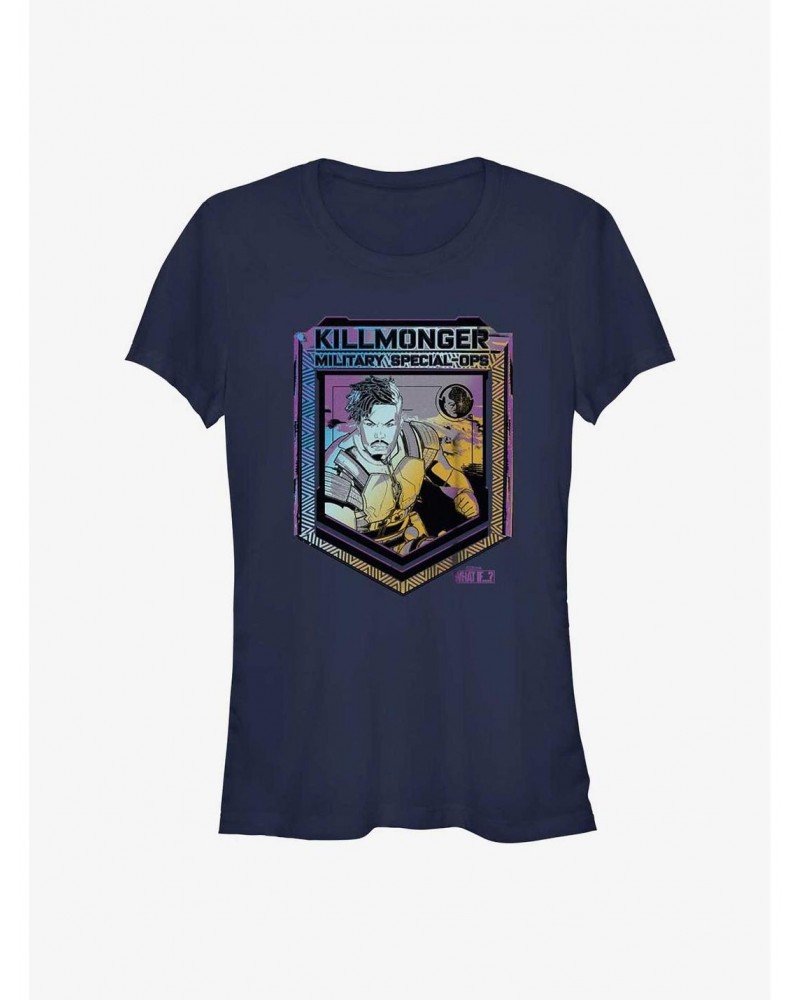 What If?? Erik Killmonger Military Special-Ops Girls T-Shirt $8.57 T-Shirts