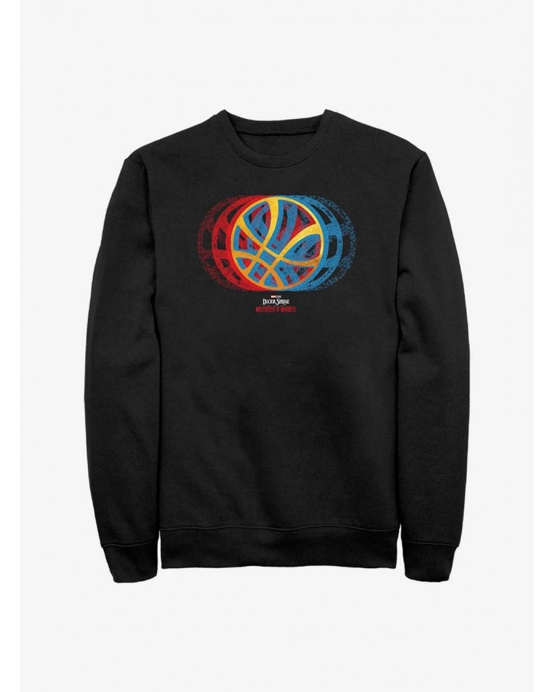 Marvel Doctor Strange In The Multiverse of Madness Gradient Seal Sweatshirt $14.46 Sweatshirts