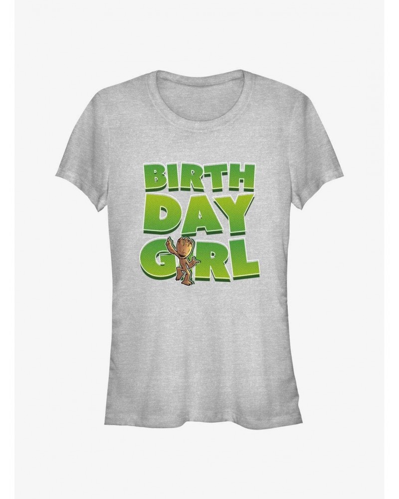 Marvel Guardians of the Galaxy Groot Birthday Girls T-Shirt $6.37 T-Shirts
