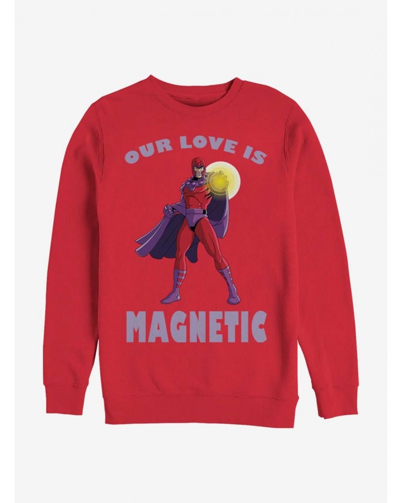 Marvel X-Men Magnetic Love Crew Sweatshirt $10.33 Sweatshirts