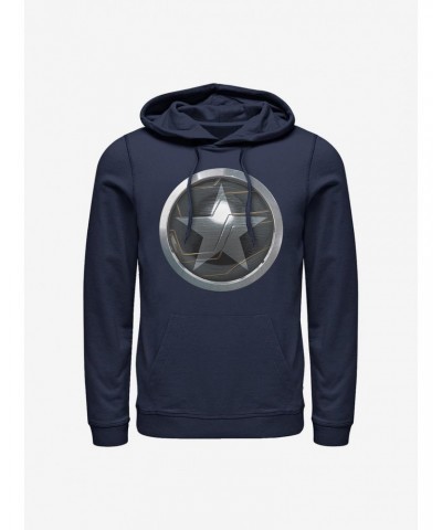 Marvel The Falcon And The Winter Soldier Logo Hoodie $11.49 Hoodies