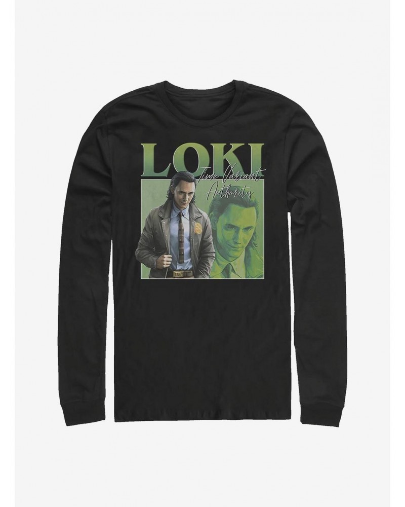 Marvel Loki Time Variant Authority Long-Sleeve T-Shirt $8.95 T-Shirts