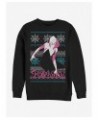 Marvel Spider-Man: Into The Spider-Verse Spider-Gwen Gwen Seperated- Spider-Gwen Sweater Sweatshirt $11.22 Sweatshirts